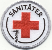 Qualifikationsabzeichen Rotes Kreuz auf Klett