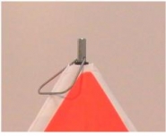 Faltsignal leichtes Gestänge, 90cm