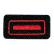 Dienstgradabzeichen Feuerwehrmann, maschinengestickt