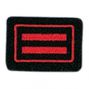 Dienstgradabzeichen Oberfeuerwehrmann, maschinengestickt