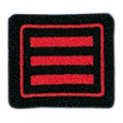 Dienstgradabzeichen Hauptfeuerwehrmann, maschinengestickt