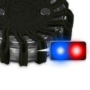 POWERFLARE Akku-LED-Warnleuchte schwarz