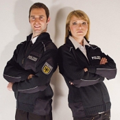 Safeguard(R) Bundespolizei-Strickjacke, schwarz
