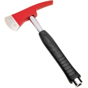 Feuerwehrbeil mit Dreikant, rot
