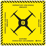 D?NGES Bereitstellungsplane Drohnen-Landeplatz