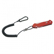 Spiralkabel mit Karabiner