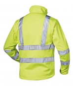 ELYSEE Softshell-Warnschutzjacke mit Abnehmbaren Ärmeln, leuchtgelb 