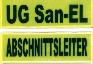 Reflex-Brustschild 15x5cm, Wunschtext