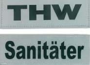 Reflex-Brustschild 15x5cm, Wunschtext