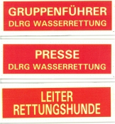 Reflex-Brustschild 15x5cm, DLRG