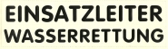 Funktionsweste/-überwurf Einsatzleiter Wasserrettung