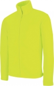 KARIBAN Microfleece-Jacke, leuchtgelb