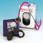 PRESSURE MAN II Chromline Blutdruckmeßgerät, Klettmanschette, Set