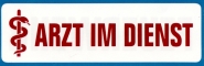 Magnetfolienschild, rote Schrift
