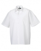 RUSSEL Popeline-Hemd, kurzarm, Baumwolle