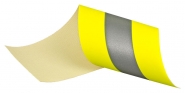 3M Scotchlite Reflexband 9687, gelb-silber-gelb, 76mm