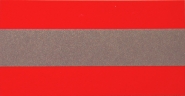 3M Scotchlite Reflexband, rot-silber-rot, 76mm