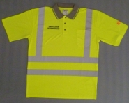 SAFESTYLE UV-/Warnschutz-Polohemd leuchtgelb