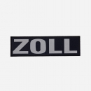 Rückenschild "ZOLL" dunkelblau, Schrift silber reflektierend
