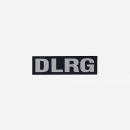 Brustschild "DLRG" dunkelblau, Schrift silber