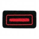 Dienstgradabzeichen Feuerwehrmann, maschinengestickt