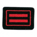 Dienstgradabzeichen Oberfeuerwehrmann, maschinengestickt