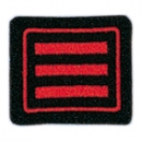 Dienstgradabzeichen Hauptfeuerwehrmann, maschinengestickt