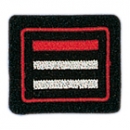 Dienstgradabzeichen Oberlöschmeister, maschinengestickt