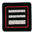 Dienstgradabzeichen Brandmeister, maschinengestickt