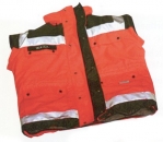 WATEX RD-Weste Basic-Line, leuchtrot/marine - RESTPOSTEN