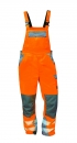 ELYSEE Warnschutz-Latzhose leuchtorange/grau