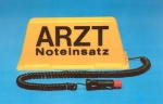 Dachaufsetzer 2, gelb, "ARZT Noteinsatz", beleuchtet