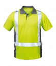 ELYSEE Warnschutz-Polohemd, leuchtgelb/grau
