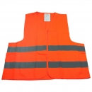 Warnweste, leuchtorange, Polyester