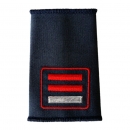 Aufschiebeschlaufen Löschmeister, maschinengestickt, Paar