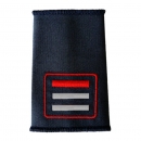 Aufschiebeschlaufen Oberlöschmeister, maschinengestickt, Paar