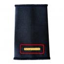 Aufschiebeschlaufen Kommandant, maschinengestickt, Paar