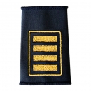 Aufschiebeschlaufen Kreis- und Stadtbrandrat, maschinengestickt, Paar