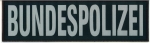 Rückenschild "BUNDESPOLIZEI"