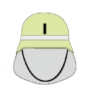 Helmkennzeichnung Bayern stellvertretender Kommandant, 40x9mm