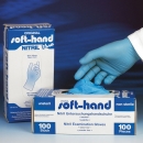 SOFT-HAND Einmal-Untersuchungshandschuh NITRIL blue