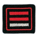 Dienstgradabzeichen Löschmeister, maschinengestickt