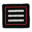 Dienstgradabzeichen Hauptlöschmeister, maschinengestickt