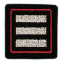 Dienstgradabzeichen Hauptbrandmeister, maschinengestickt