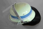 Gummi-Helmband 40mm, blau